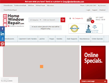 Tablet Screenshot of homewindowrepair.com